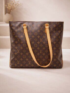 Authentic Louis Vuitton Cabas Mezzo Monogram Tote Bag